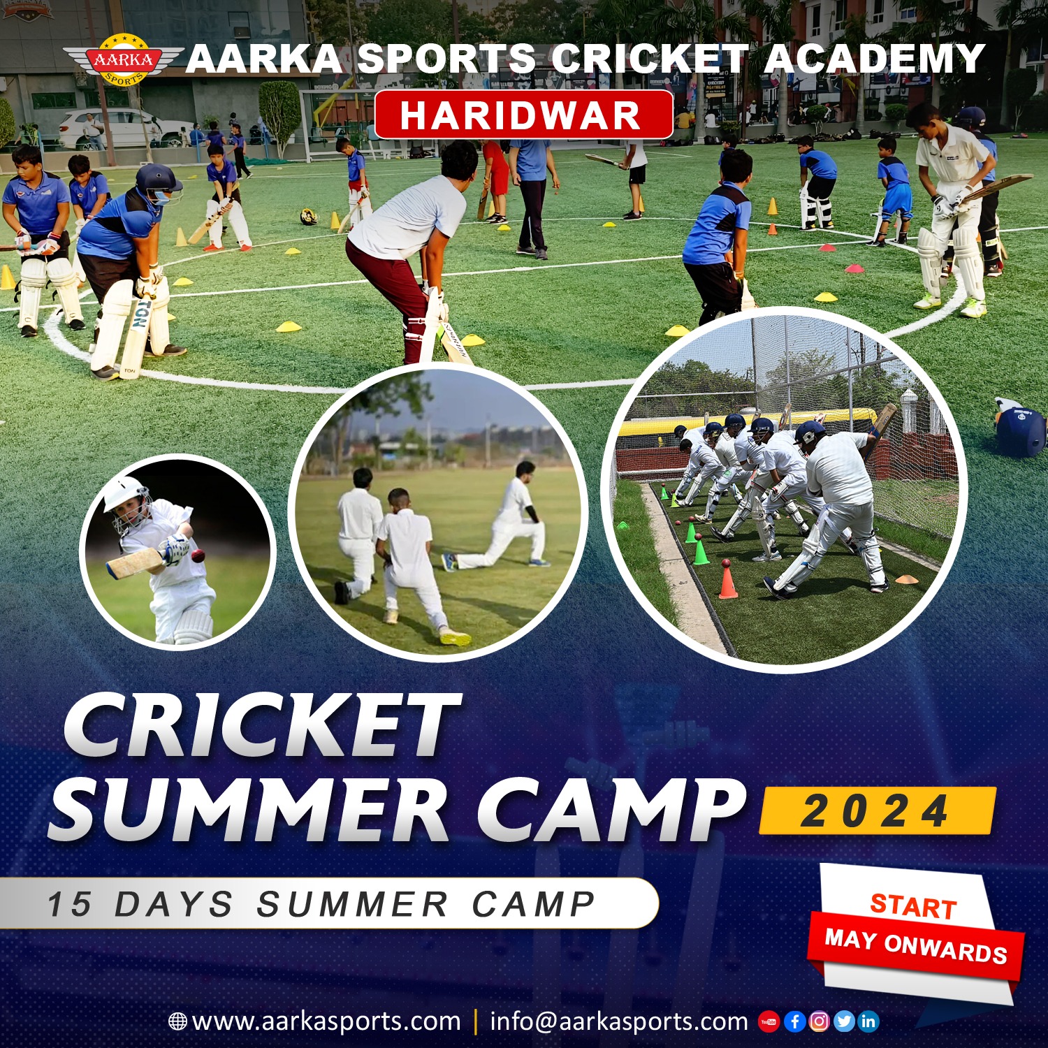 Aarka Sports Cricket Academy Summer Camp Join Now